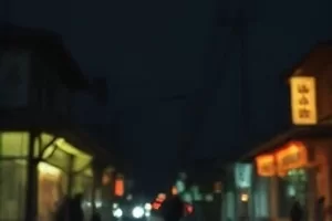 夜色影院大厅里整面灯箱海报墙的实拍画面